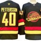 Vancouver Canucks #40 Elias Pettersson Black 2024 Alternate Jersey With A Patch
