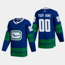 Vancouver Canucks Custom Player Alternate Stitched NHL Jersey Blue