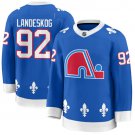 Gabriel Landeskog Jersey Colorado Honour Quebec Nordiques Throwback Stitched