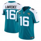 Jaguars #16 Trevor Lawrence Vapor F.U.S.E. Limited Alternate Jersey Teal