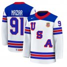 Frank Nazar Jersey #91 USA Hockey 2025 Premium Stitched Home