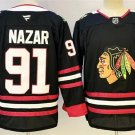 Mens Chicago Blackhawks #91 Frank Nazar Fanatics Black Alternate Jersey