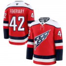 Men's Washington Capitals #42 Martin Fehervary Red Screaming Eagle Alternate Premium Jersey
