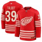 Men's Detroit Red Wings #39 Cam Talbot Red Heritage-Rich Centennial Premium Jersey