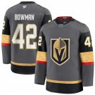 Mens Vegas Golden Knights #42 Braeden Bowman Fanatics Gray Alternate Premium Jersey