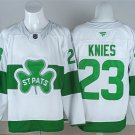 Men's Toronto Maple Leafs #23 Matthew Knies Fanatics White St. Patricks Jersey