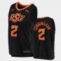 Cade Cunningham #2 Oklahoma State Cowboys Black Jersey Basketball College