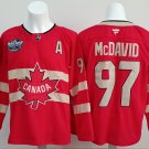 Canada #97 Connor McDavid Red 2025 4 Nations Face-Off Premium With A Patch Jersey
