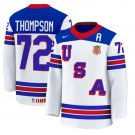 Tage Thompson Jersey #72 USA Hockey 2025 Premium Stitched Home