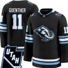 Men's Dylan Guenther #11 Utah Hockey Hockey Jersey 2025 Patch Limited Black