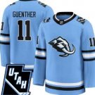 Men's Dylan Guenther #11 Utah Hockey Hockey Jersey 2025 Patch Limited Blue