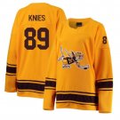 Men's Matthew Knies #89 Minnesota Golden Gophers Hockey Stitched Jersey Gold
