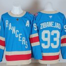 Mika Zibanejad Jersey #93 New York Rangers 1926 Throwback 100th A Patch Stitched