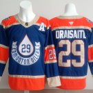 Men's Edmonton Oilers #29 Leon Draisaitl Blue Heritage Classic Authentic Jersey