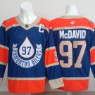 Men's Edmonton Oilers #97 Connor McDavid Blue Heritage Classic Authentic Jersey