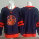 Men's Edmonton Oilers Blank Navy Retro Throwback Stitched Jersey