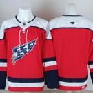 Men's Washington Capitals Blank Red Cherry Blossom Stitched Hockey Jersey