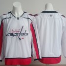 Men's Washington Capitals Blank White Stitched Hockey Jersey