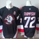 Buffalo Sabres #72 Tage Thompson With A Patch Jersey 2025 Stitched Black