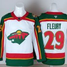 Men's Minnesota Wild #29 Marc-Andre Fleury White 2025 25th Anniversary Jersey