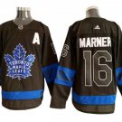 Men's Toronto Maple Leafs #16 Mitch Marner Black Alternate Authentic Jersey