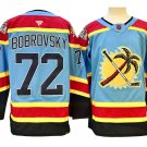 Men's Florida Panthers #72 Sergei Bobrovsky Blue 2024 Reverse Retro Stitched Jersey