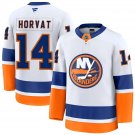 Mens New York Islanders #14 Bo Horvat Away White Jersey