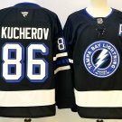 Men's Tampa Bay Lightning #86 Nikita Kucherov Black 2025 Alternate Stitched With A Patch Jersey