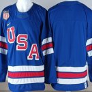 Men's USA Blank Blue 2026 Olympics Authentic Jersey