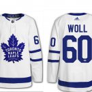 Men's Toronto Maple Leafs #60 Joseph Woll White Adidas Stitched NHL Jersey