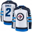 Men's Winnipeg Jets #2 Dylan DeMelo Fanatics White Away Premium Jersey