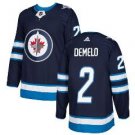 Dylan DeMelo Winnipeg Jets #2 Navy Authentic Jersey