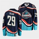 Mens New York Islanders #29 Brock Nelson 2022 Reverse Retro Replic 2.0 Jersey Navy