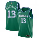 Naji Marshall #13 Dallas Mavericks Classic Edition Jersey Green