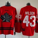 Men's Canada Hockey #43 Tom Wilson Red Stitched Jersey