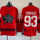 Men's Canada Hockey #93 Mitch Marner Red Stitched Jersey