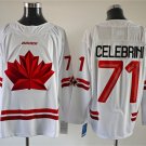 Men's Canada Hockey #71 Anthony Cirelli White Stitched Jersey
