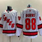 Men's Carolina Hurricanes #88 Brent Burns White Stitched Jersey