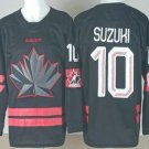 Men's Canada #10 Nick Suzuki Black 2026 Olympics Authentic Jersey