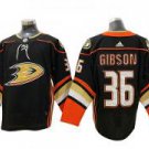 Anaheim Ducks #36 John Gibson Black Home Jersey
