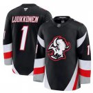Men's Buffalo Sabres #1 Ukko-Pekka Luukkonen Fanatics Black Alternate Premium Jersey