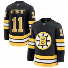 Mens Boston Bruins #11 Casey Mittelstadt Fanatics 2025 Black Home Premium Jersey