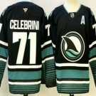 Men's San Jose Sharks #71 Macklin Celebrini Alternate Stitched With A Patch Jersey Black