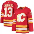 Men's Calgary Flames #13 Johnny Gaudreau Red Home Stitched Jersey