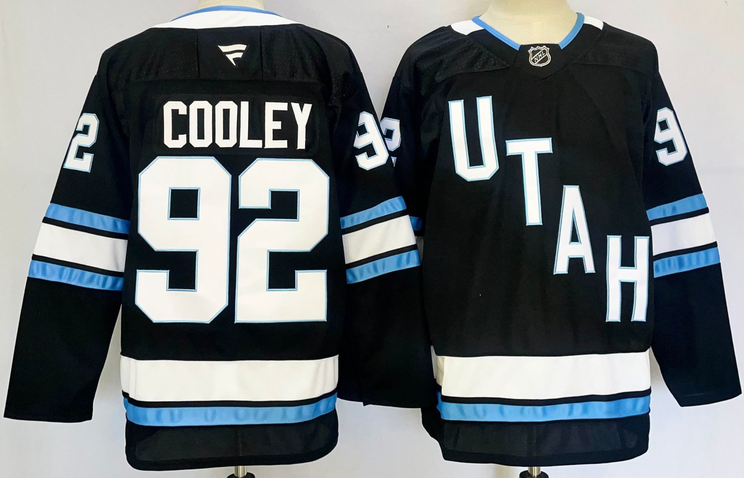 Men's Utah Mammoth #92 Logan Cooley Navy 2024-25 Stitched Jersey