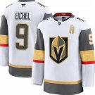 Men's Vegas Golden Knights #9 Jack Eichel White With A Patch Authentic Jersey