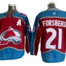 Colorado Avalanche #21 Peter Forsberg Burgundy Home Jersey