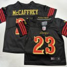 Toddler Little Kid 49ers #23 Christian McCaffrey Black Football Jersey