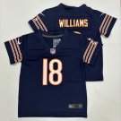 Toddler Little Kid Bears #18 Caleb Williams Navy Football Jersey