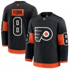 Mens Philadelphia Flyers #8 Cameron York Fanatics Black Alternate Premium Jersey